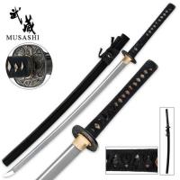 SS-812BK - Bamboo Artwork Musashi Carbon Steel Katana Sword