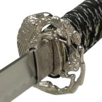 SS1192 - Slithering Japanese Katana Samurai Sword Snake Skin Finish