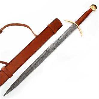 Damascus Blood Frenzy Functional Viking Sword