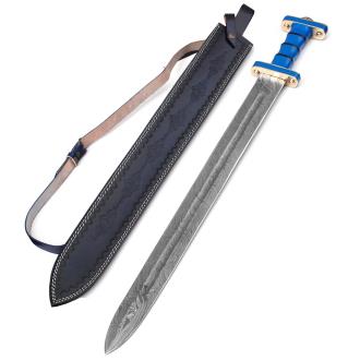 High Class Warrior Damascus Steel Medieval Viking Sword