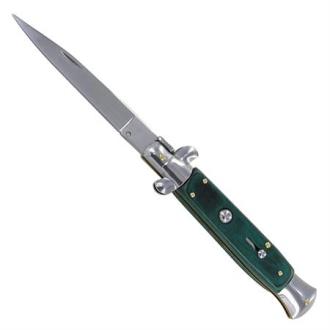 Automatic Green Swamp Demon Stiletto Knife