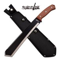 SV-MHT002W - Survivor Saw Back Woodsman Machete