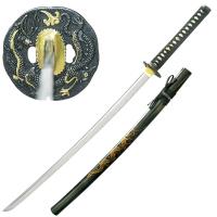 SW-768BK - Hand Forged Dragon Samurai Sword 41 Overall