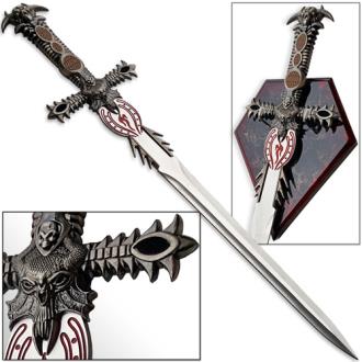 Underworld Demon Balrog Dagger Mini Claymore Sword with Plaque