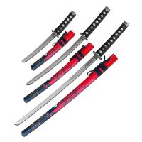 SW-86RD-4 - Sw-86rd-4 Samurai Sword Set 3pc.