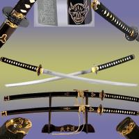 SW320-3 - Kill Bill Sword Set, Demon &amp; Bride, Gold Edition