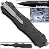 SWOTF9BS - Smith &amp; Wesson Tactical OTF Switchblade Assisted Spear Point Knife Out the Front M&amp;P
