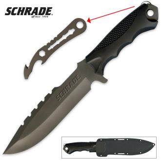 Schrade Extreme Survival Titanium Knife & Pry Tool