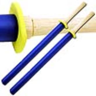 Shinai Practice Sponge Padded Blue Bokken Set of 2 P490T Swords Knives and Daggers Miscellaneous