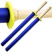 P490T-2 - Shinai Practice Sponge Padded Blue Bokken Set of 2 P490T - Swords Knives and Daggers Miscellaneous