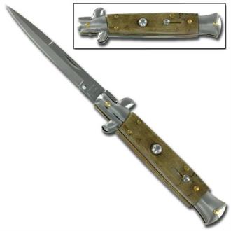 Stiletto Milano Supremo Knife Solid Silver A150L - Stiletto Knives