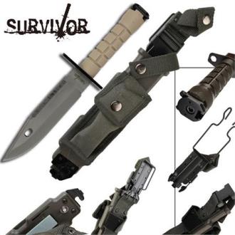 Survivor Special Ops Military Bayonet Knife Beige SW-1WT - Knives
