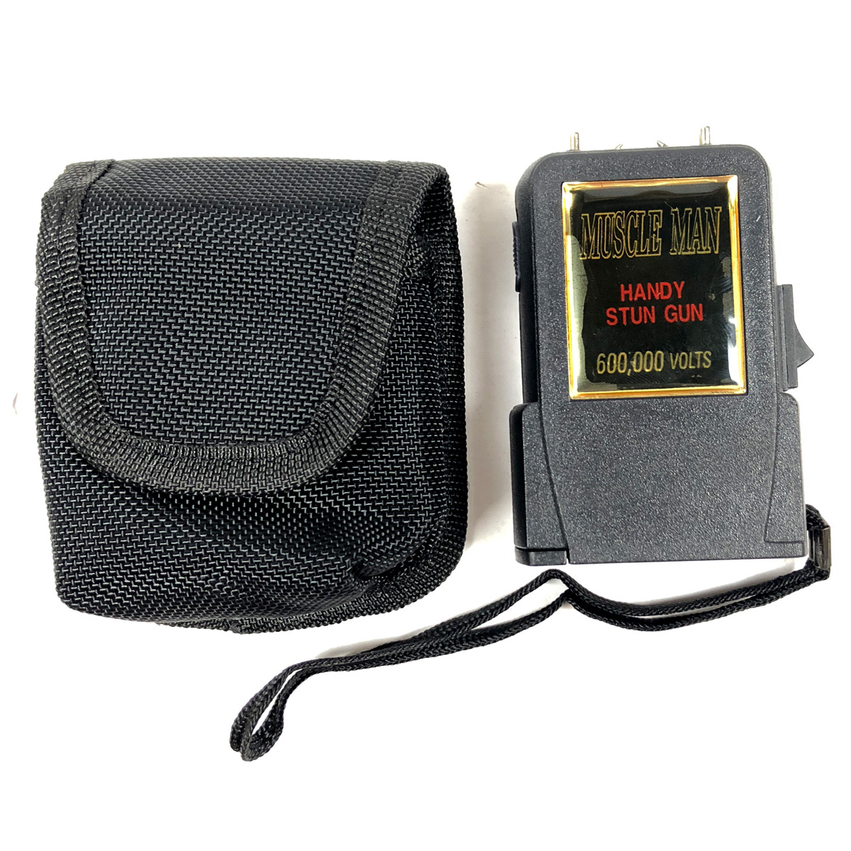 600,000 Volts High Power Voltage Stun Gun Uses 9v Battery