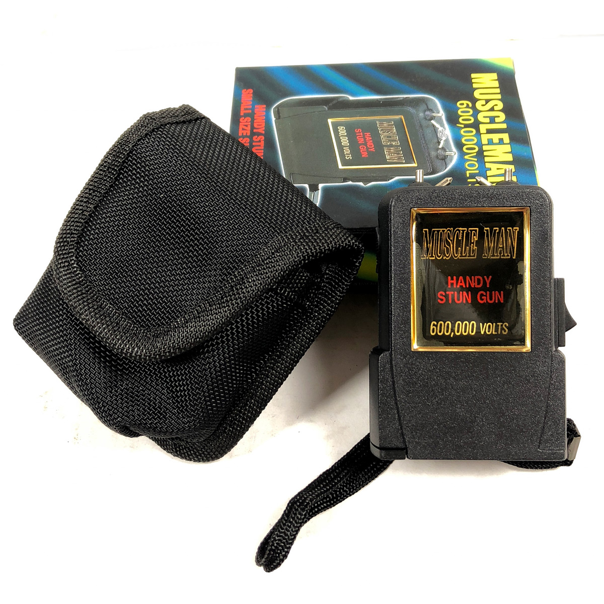 600,000 Volts High Power Voltage Stun Gun Uses 9v Battery