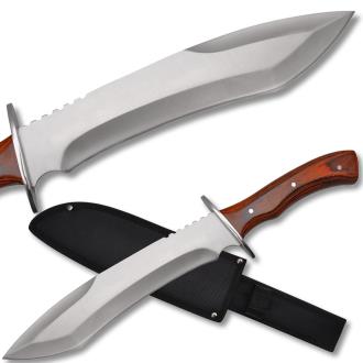 Full Tang Alamo James Bowie Knife Wood Handle