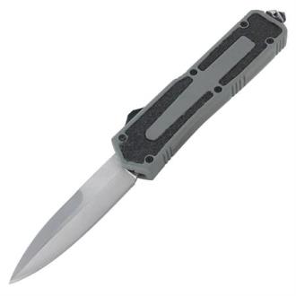 Dual Action Gunmetal Gray Automatic OTF Switchblade Knife