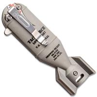 TF-1039GY - Spring Assisted Hand Bomb Style Knife WORK Grey