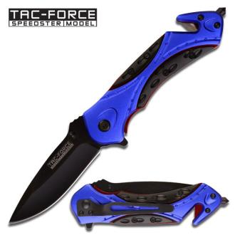 Tac-Force TF-639BL Spring Assisted 4.5" Closed