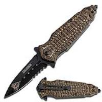 TF-796BN - Spring Assist Knife Snake Venom Spike Copper