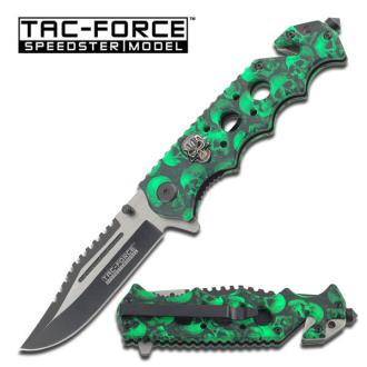 Tac-Force TF-809GN Spring Assisted Knife