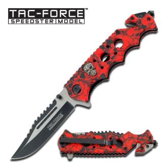 Spring Assisted Knife TF-809RD by TAC-FORCE