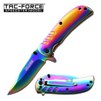 Tac-Force TF-847RB Spring Assisted Knife 3.5" Closed