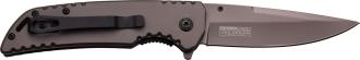Tac-Force Red Wood Straight Grey Assisted Folding Linerlock Knife New TF-888