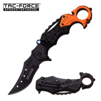 Tac Force TF-927OR Spring Assisted Knife 5.5" Closed