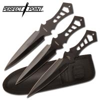 TK-017-3B - PERFECT POINT TK-017-3B THROWING KNIFE SET 7.5&quot; OVERALL