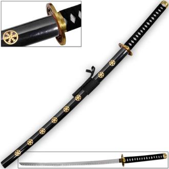 Frostbite Katana Japanese Tosho Sword Black Gold Supreme Finish