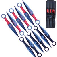 TK0076 - On Target Bullseye 12 Piece Target Throwing Knife Set