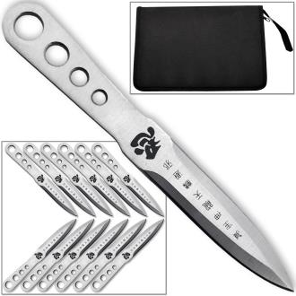 Japanese Shinobi Throwing Knife Set of 12 Pieces 440 Stainless