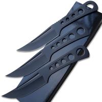 TK9394-85BK3 - Demon Ninja Throwing Knives 3pcs Set