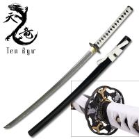 TR-037 - Ten Ryu Katana Handmade  Hand Forged Carbon Steel 3