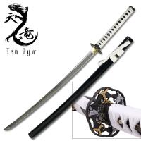 TR-037 - Ten Ryu Katana Handmade Hand Forged Carbon Steel 3