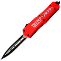 OTFM-2020RD - Make America Great Trump 2020 Double Edge OTF Switchblade Limited Edition