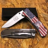 TR-2606-E2 - American Eagle Head Spring ASSISTED Knife