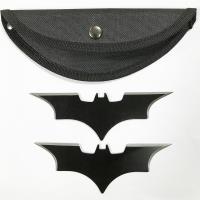 TS-9107-BK - Fantasy Dark Bat Thrower Set Black Solid