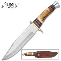 TW1014 - Timber Wolf Deer Slayer Knife With Sheath