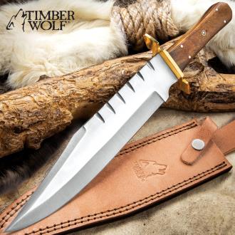 Timber Wolf Daniel Boone Knife With Sheath
