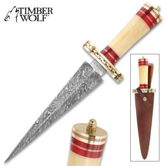 Timber Wolf Karnak Temple Dagger And Sheath