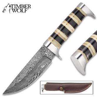 Timber Wolf Assyrian Empire Fixed Blade Knife With Sheath