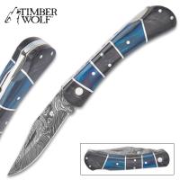TW901 - Timber Wolf Rainshadow Handmade Pocket Knife Folder