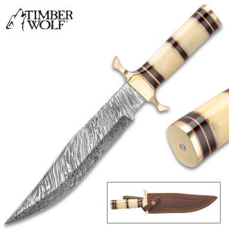 Timber Wolf Tippecanoe Battle Knife With Sheath