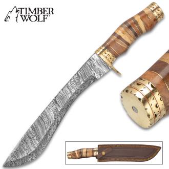 Timber Wolf Primeval Canyon Machete And Sheath