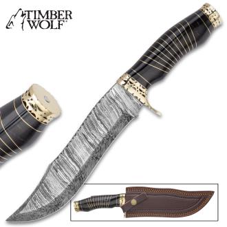 Timber Wolf Anubis Fixed Blade Knife With Sheath