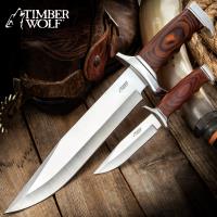 TW961 - Timber Wolf Two-Piece Trekker Knife Set And Sheath