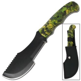 The Hunted Forest Green Realtree Camo Tracker T-3 Knife 802YL - Knives