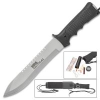 UC2699NRA - NRA Tactical SAFE Knife, Sheath, and Survival Kit