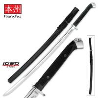 UC3176 - Honshu Boshin Katana with Black Wooden Scabbard